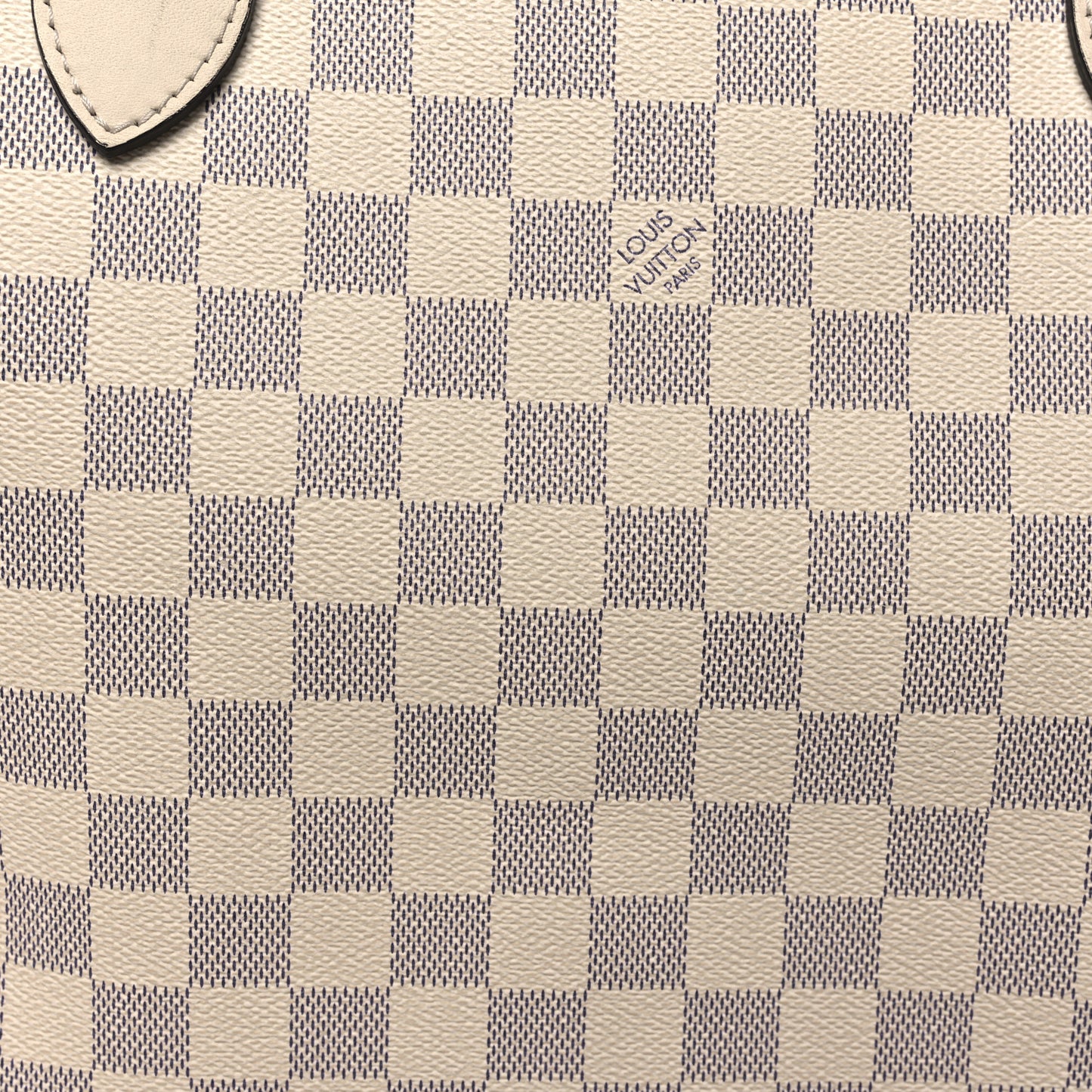 Damier Azur Braided Neverfull MM Pink