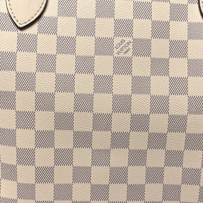 Louis Vuitton Damier Azur Braided Neverfull MM Pink 8 of 10