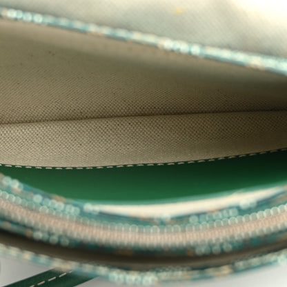 Goyard Goyardine Plumet Wallet Clutch Green 6 of 10