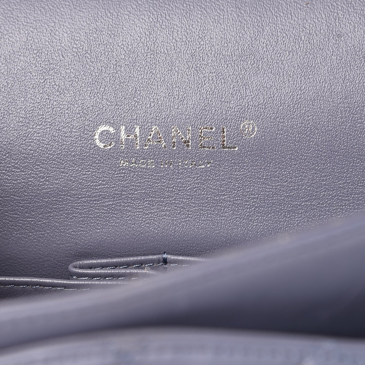 Lambskin Quilted Maxi Double Flap Purple