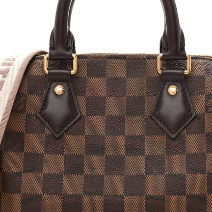 Louis Vuitton Damier Ebene Speedy Bandouliere 20 7 of 10
