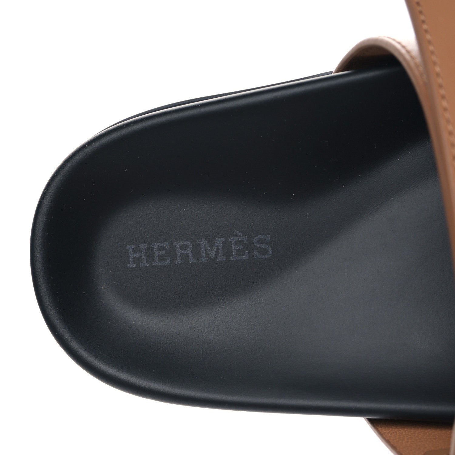 Hermes Calfskin Womens Chypre Sandals 36.5 Gold 7 of 9