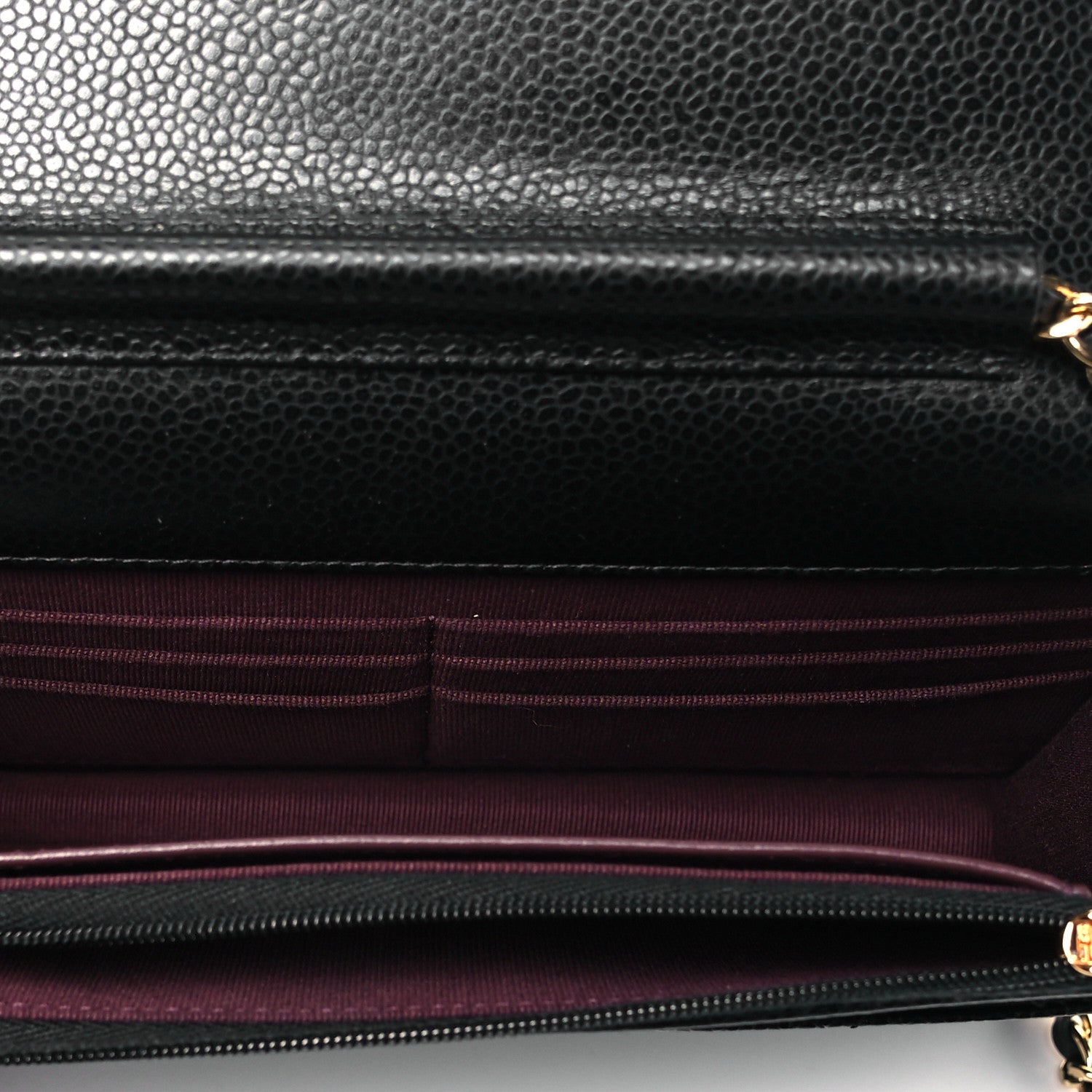 Chanel Caviar Quilted Wallet On Chain WOC Black 5 of 9