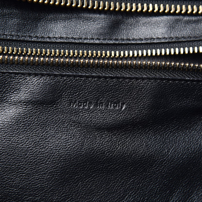 Celine Drummed Calfskin Mini Luggage Black 5 of 11