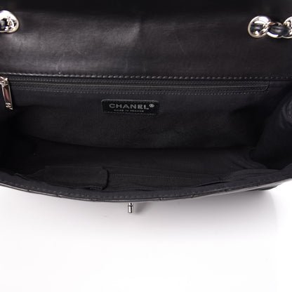 Chanel Lambskin Chevron Quilted Single Flap Black 7 of 13