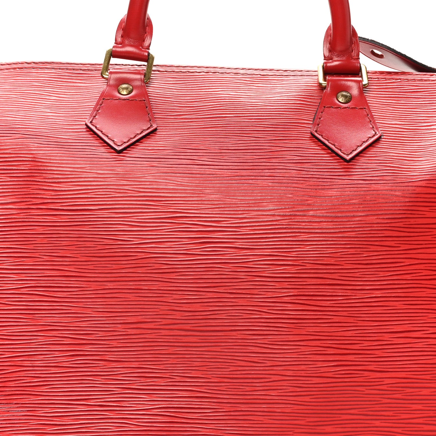Louis Vuitton Epi Speedy 30 Castillan Red 7 of 10