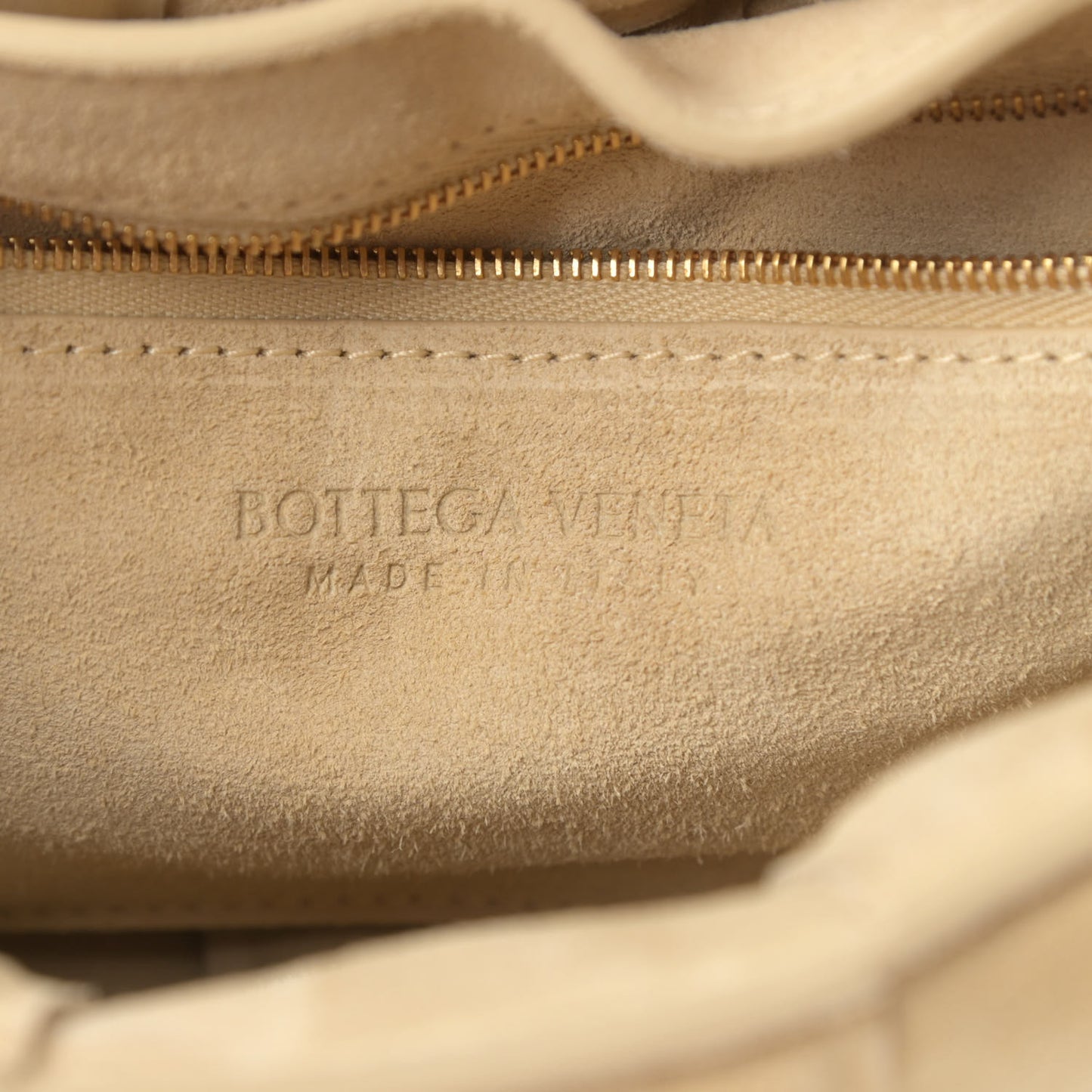 Suede Calfskin Maxi Intrecciato Padded Cassette Crossbody Bag Sand