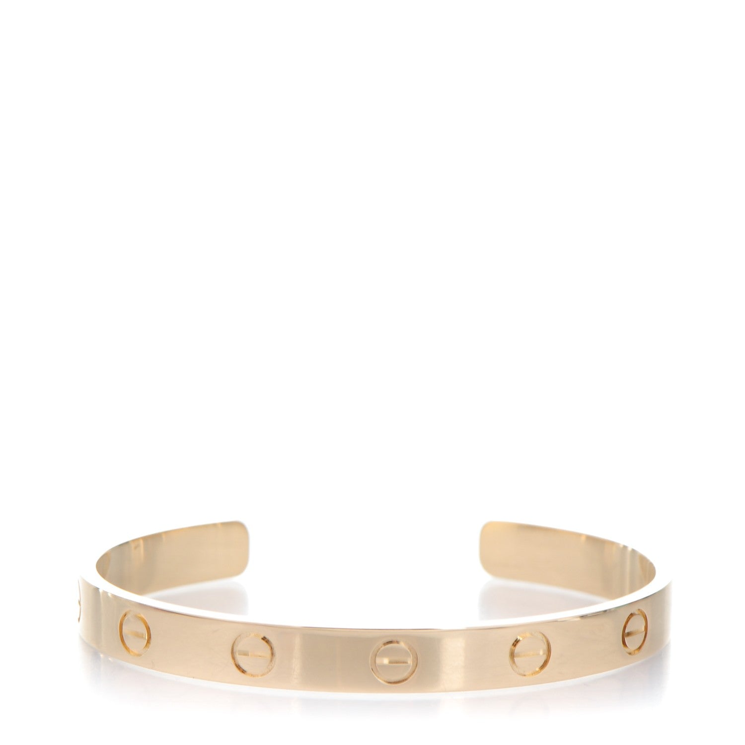 Cartier 18K Yellow Gold LOVE Cuff Bracelet 16 1 of 5