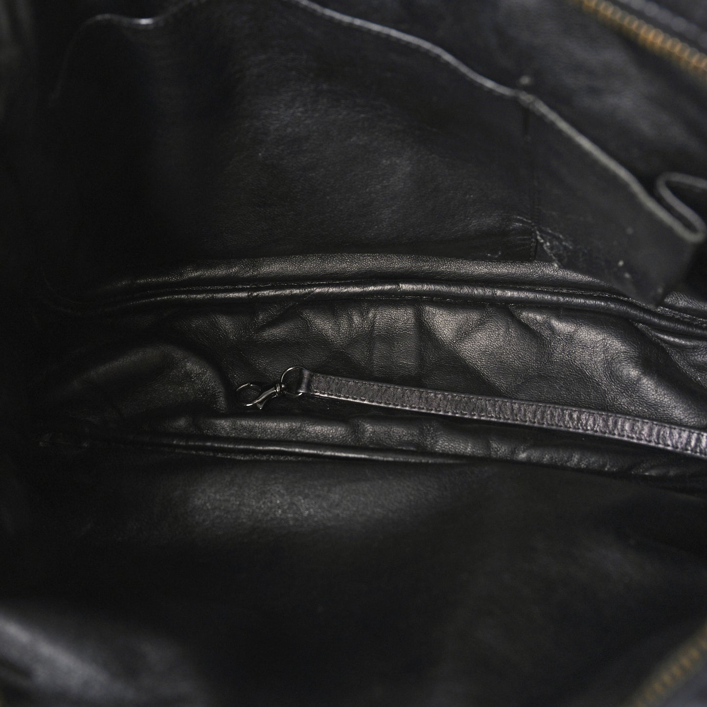 Metallic Aged Calfskin Quilted Large Reissue Camera Case Black