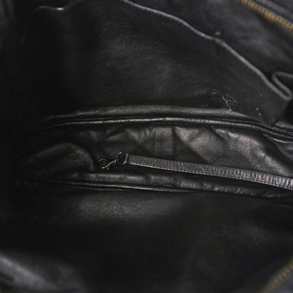 Chanel Metallic Aged Calfskin Quilted Large Reissue Camera Case Black 5 of 13