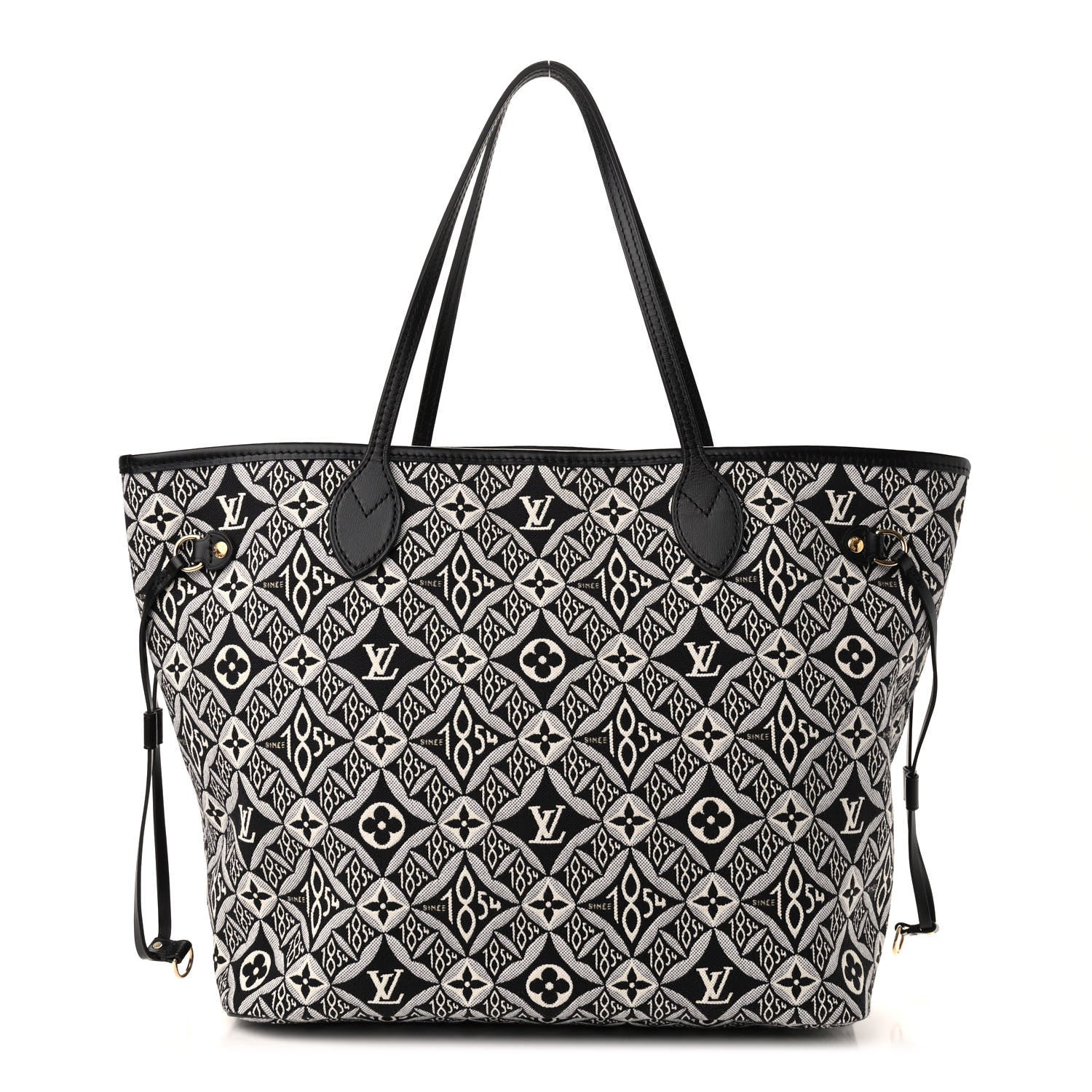 Louis Vuitton Jacquard Since 1854 Neverfull MM Grey 3 of 9