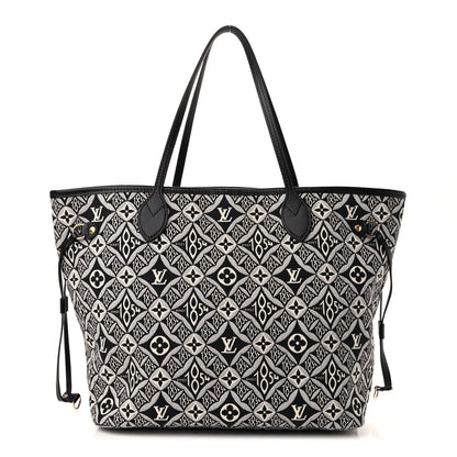 Louis Vuitton Jacquard Since 1854 Neverfull MM Grey 3 of 9