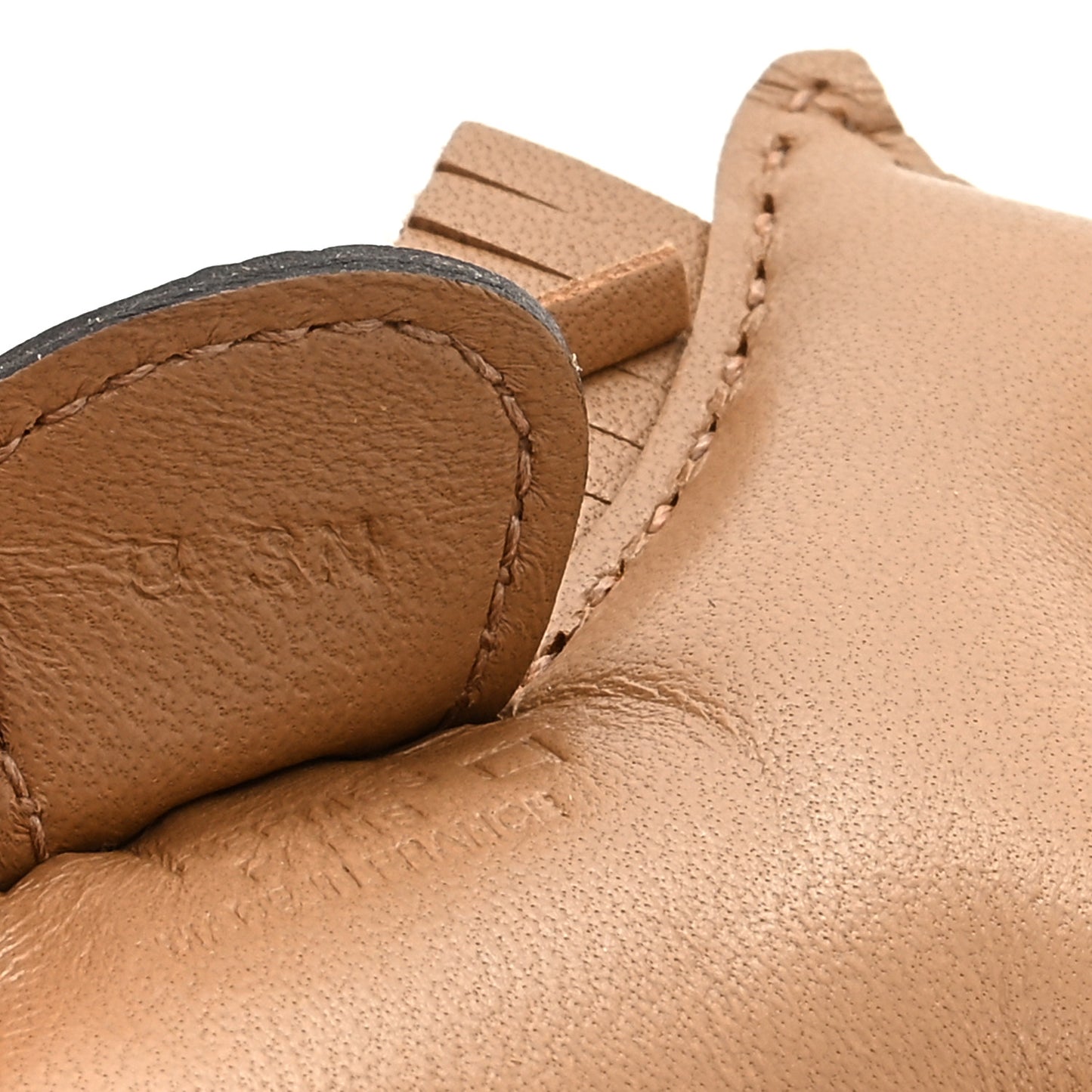 Milo Lambskin Matte Alligator Touch Grigri Rodeo Horse Bag Charm PM Chai