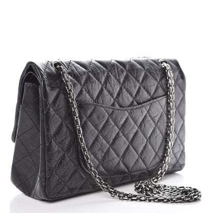 Chanel Aged Calfskin Quilted 2.55 Reissue 226 Flap Black 4 of 12