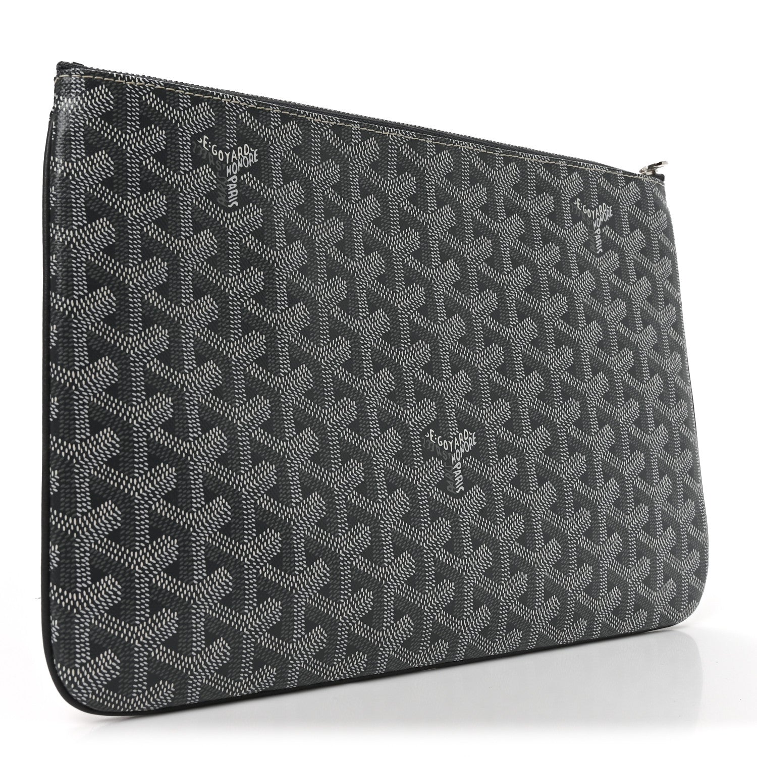 Goyard Goyardine Senat Pochette MM Grey 3 of 6