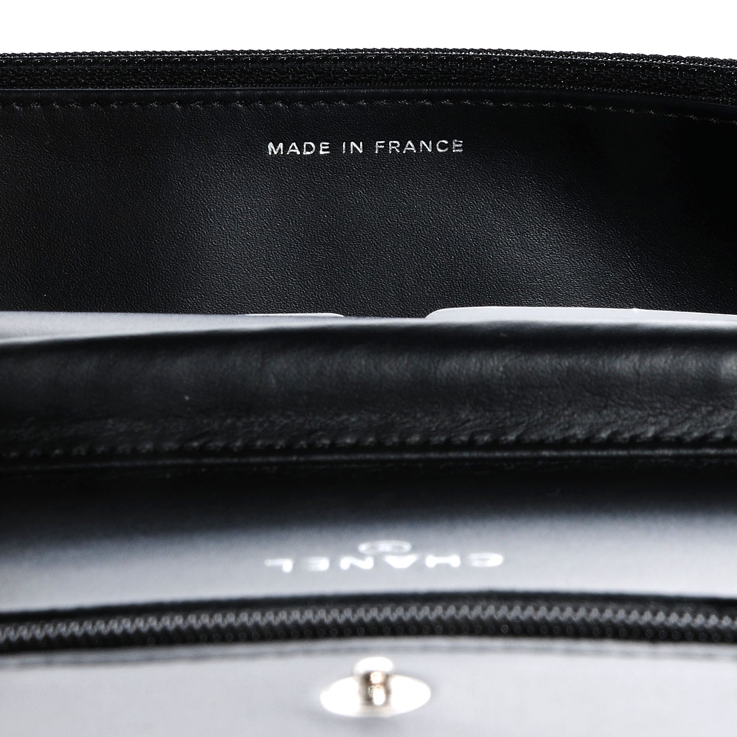 Chanel Caviar Timeless CC Wallet on Chain WOC Black 7 of 9