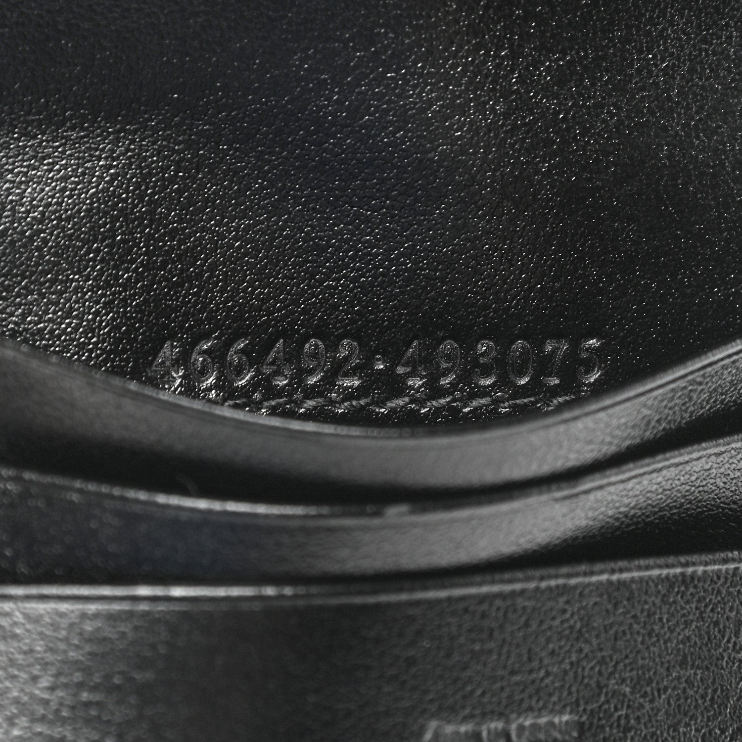 Gucci Calfskin Matelasse GG Marmont Card Case Wallet Black 8 of 9