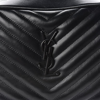 Saint Laurent Calfskin Matelasse Monogram Lou Camera Bag Black 10 of 10