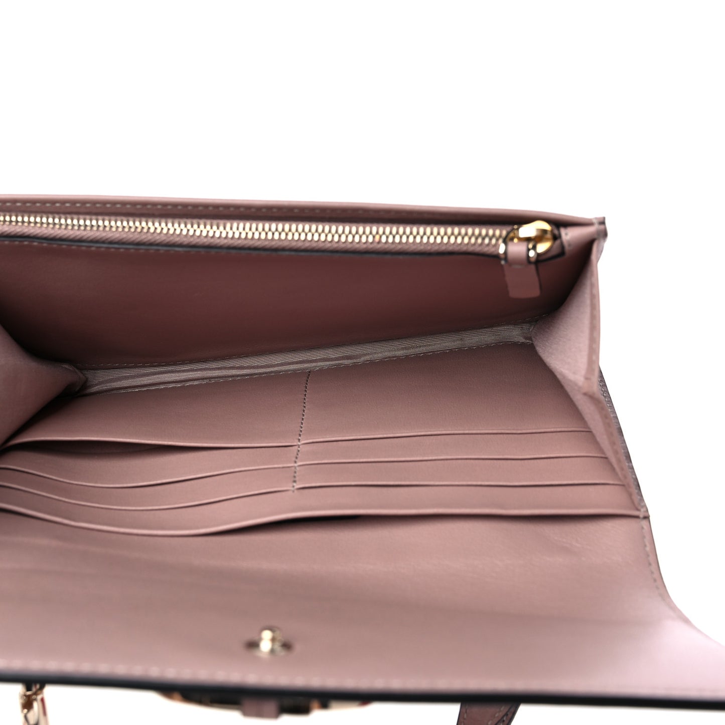 Calfskin V Rivet Shoulder Bag Poudre