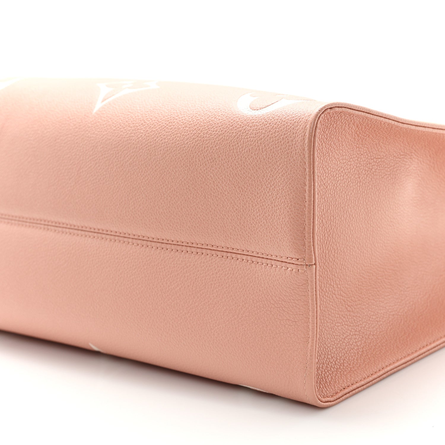 Louis Vuitton Empreinte Monogram Giant Onthego MM Rose Trianon Creme 9 of 10