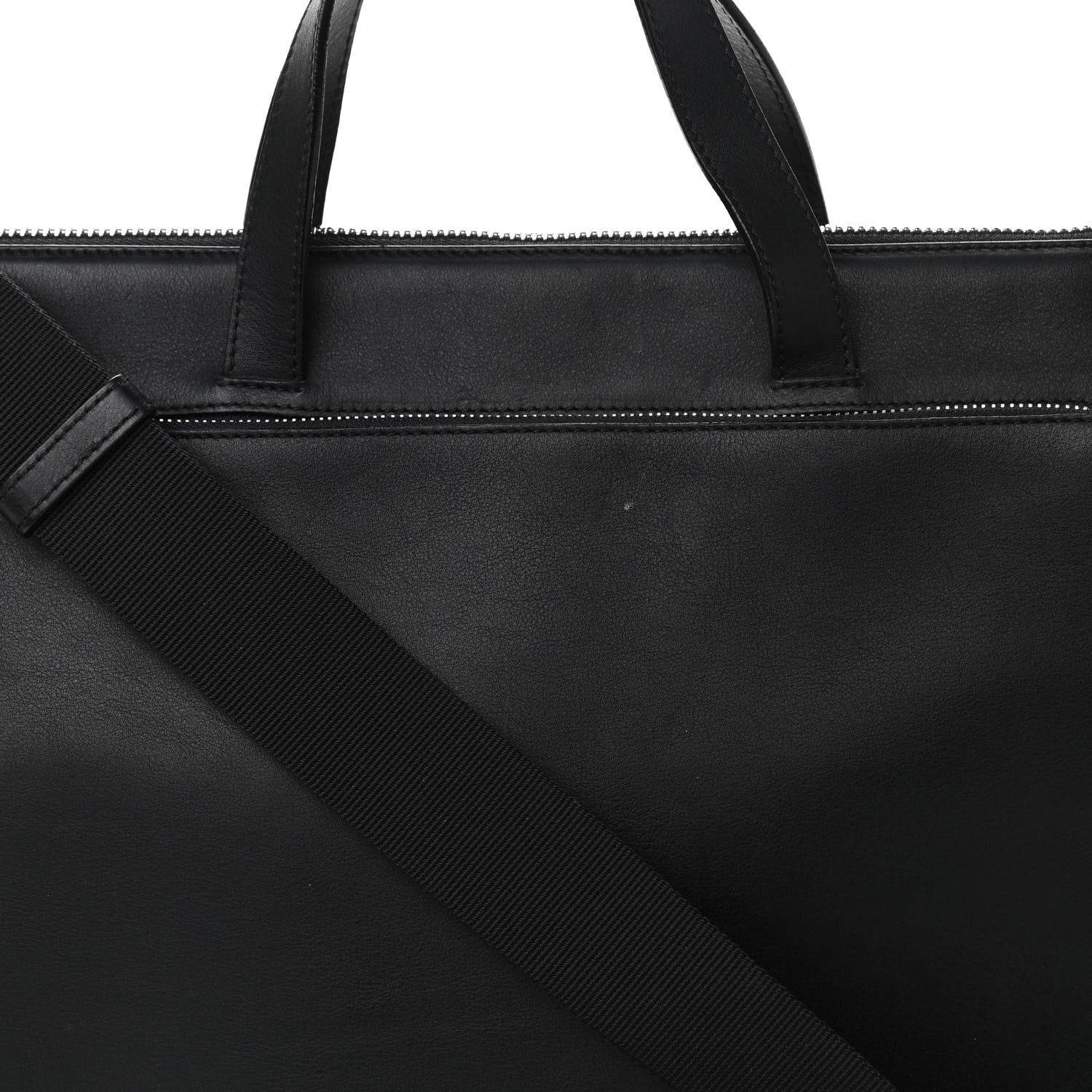 Loewe Calfskin Wide Briefcase Black 8 of 11