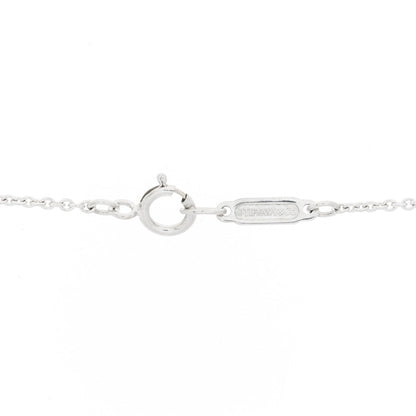 Tiffany 18K White Gold Diamond 1837 Triple Interlocking Circles Pendant Necklace 5 of 6