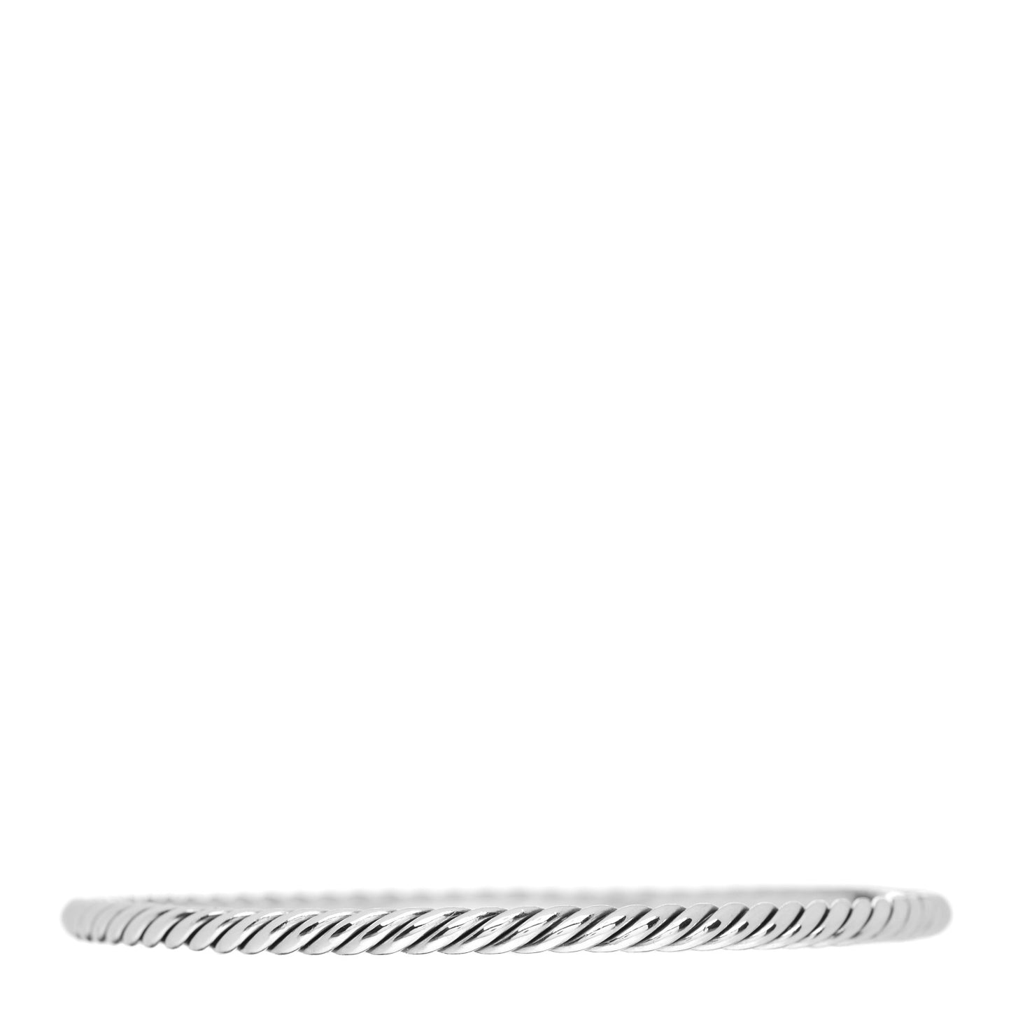Sterling Silver 4mm Cable Classics Bangle Bracelet