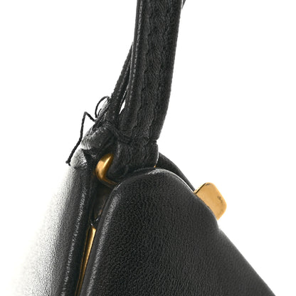 Saint Laurent Lambskin Pyramid Clutch Black 8 of 10