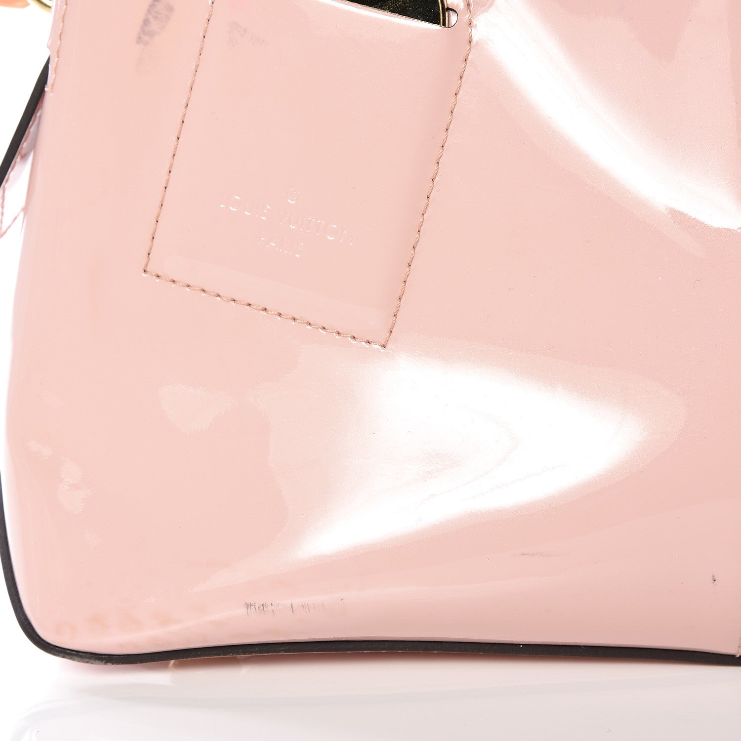 Louis Vuitton Patent Calfskin Miroir Tote Rose Ballerine 7 of 13