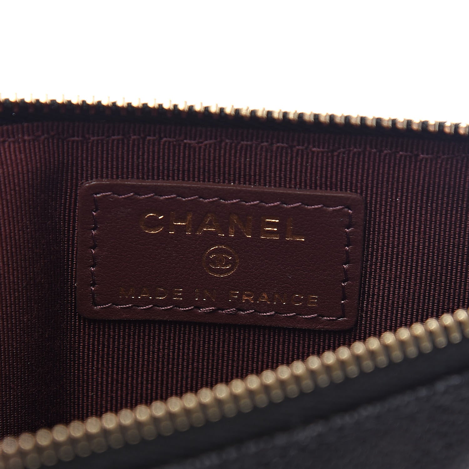 Chanel Caviar Quilted Classic Flat Wallet Pouch Black 6 of 8