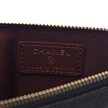 Chanel Caviar Quilted Classic Flat Wallet Pouch Black 6 of 8