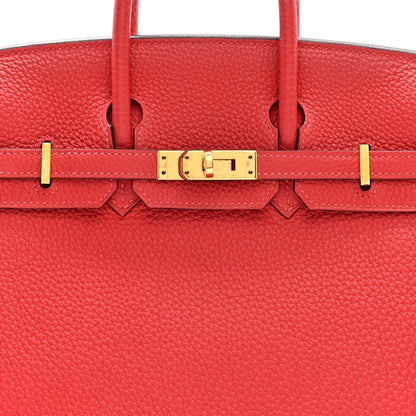 Hermes Togo Birkin 25 Rouge Pivoine 8 of 10