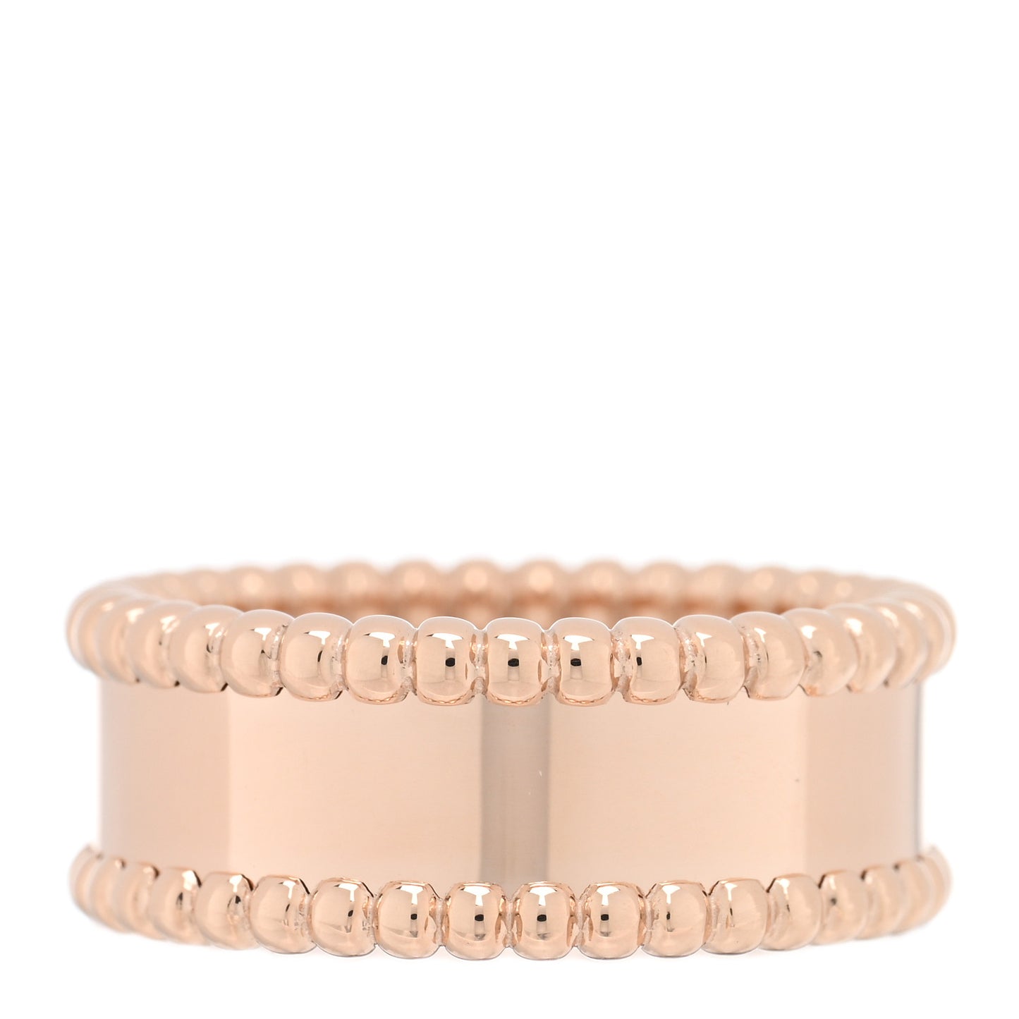 18K Rose Gold Perlee Signature Ring 52 6