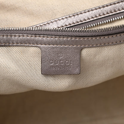 Gucci Metallic Guccissima Large GG Twins Tote Mauve 6 of 20