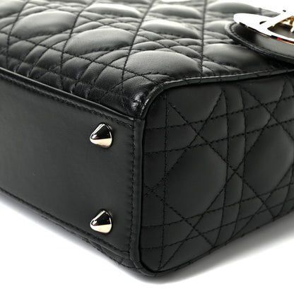 Christian Dior Lambskin Cannage Small My ABCDior Lady Dior Black 5 of 8
