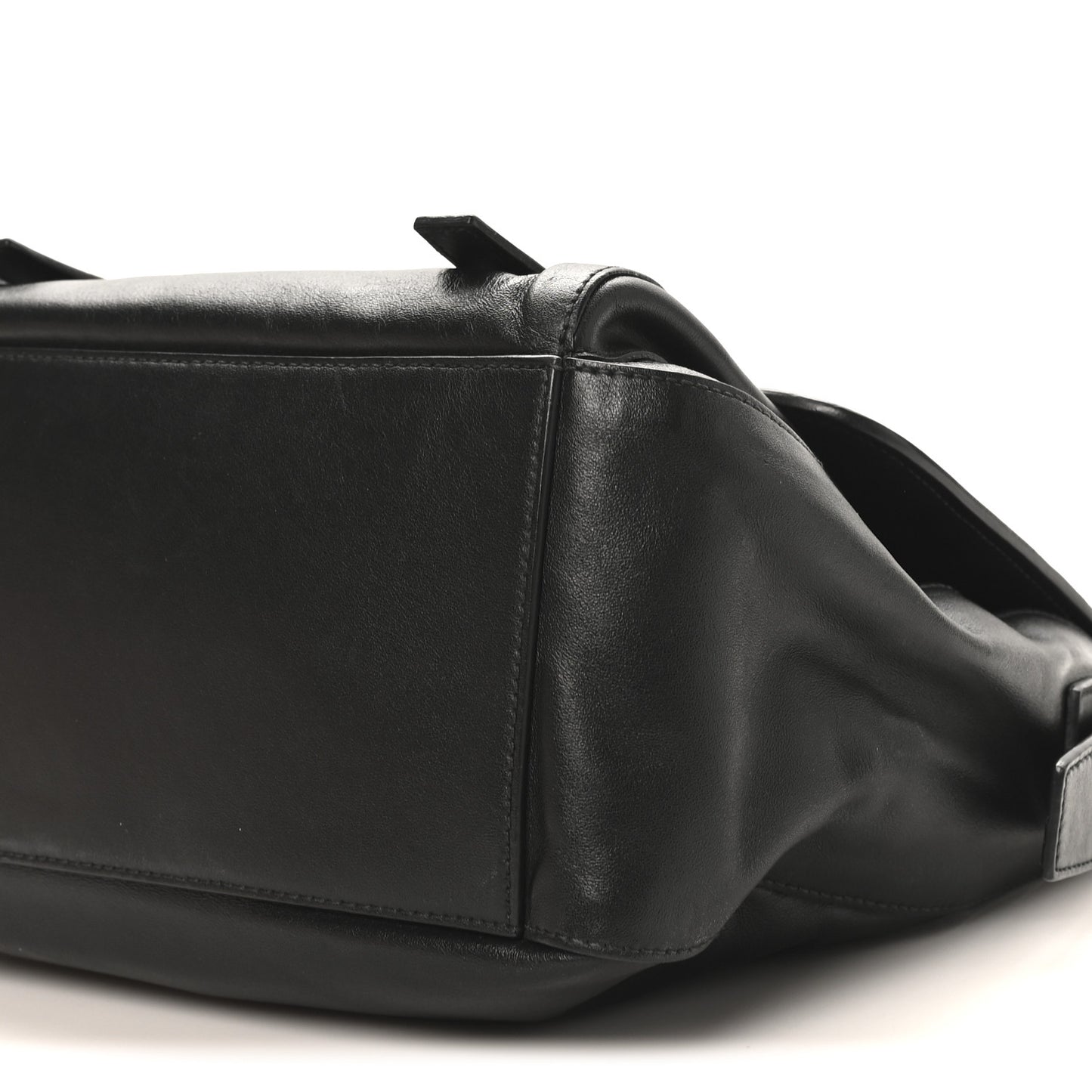 Soft Calf Messenger Bag Black