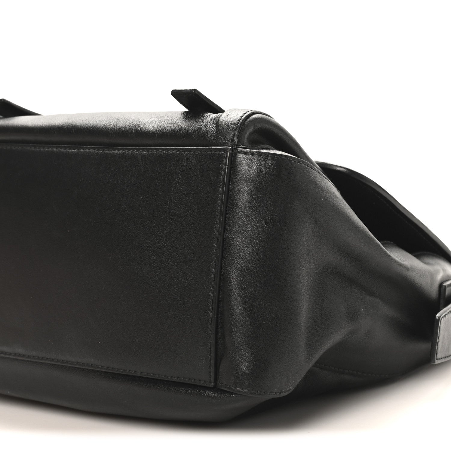 Prada Soft Calf Messenger Bag Black 9 of 9