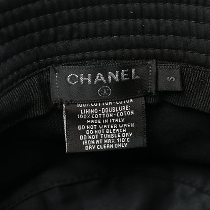 Chanel Canvas CC Bucket Hat S Black 7 of 7