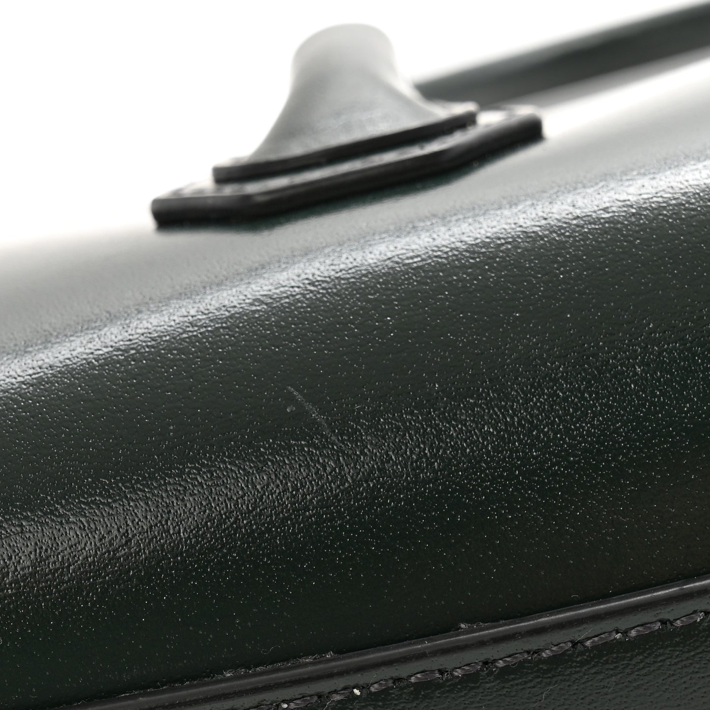 Box Calfskin Mini Lock Antigona Shoulder Bag Green Forest