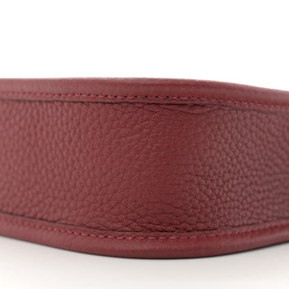 Hermes Taurillon Clemence Amazone Evelyne TPM Rouge H 10 of 12