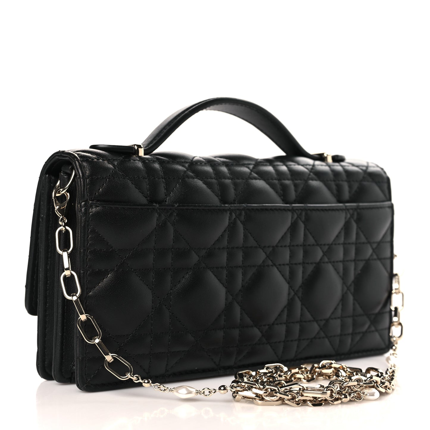 Lambskin Cannage Mini My Dior Bag Black