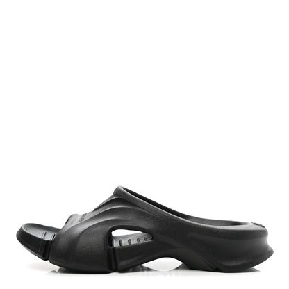 Balenciaga Rubber Womens Mold Slide Sandals 37 Black 1 of 8