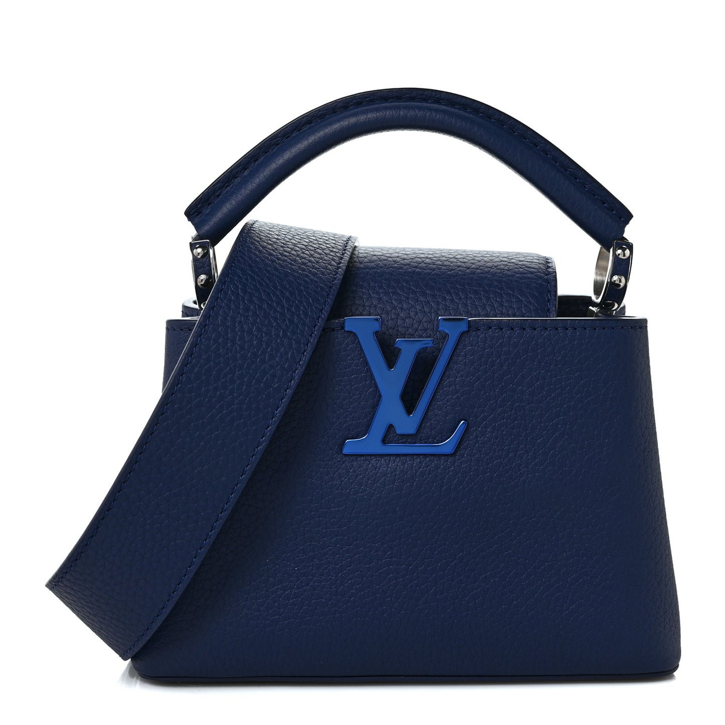 Taurillon Capucines Mini Blue