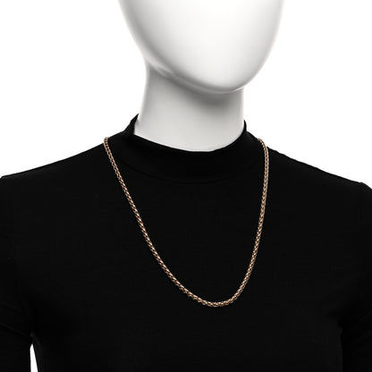 David Yurman 18K Rose Gold 4mm Wheat Chain Necklace 24" 2 of 4
