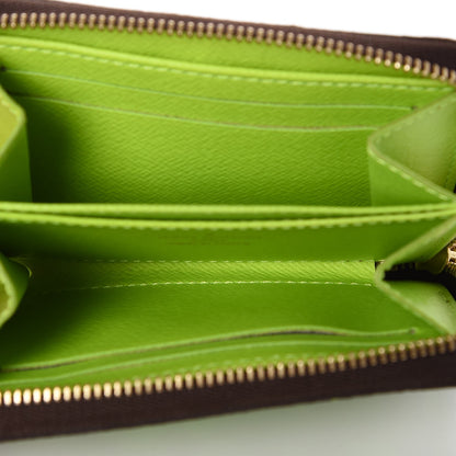 Louis Vuitton Monogram Graffiti Zippy Coin Purse Wallet Green 5 of 8