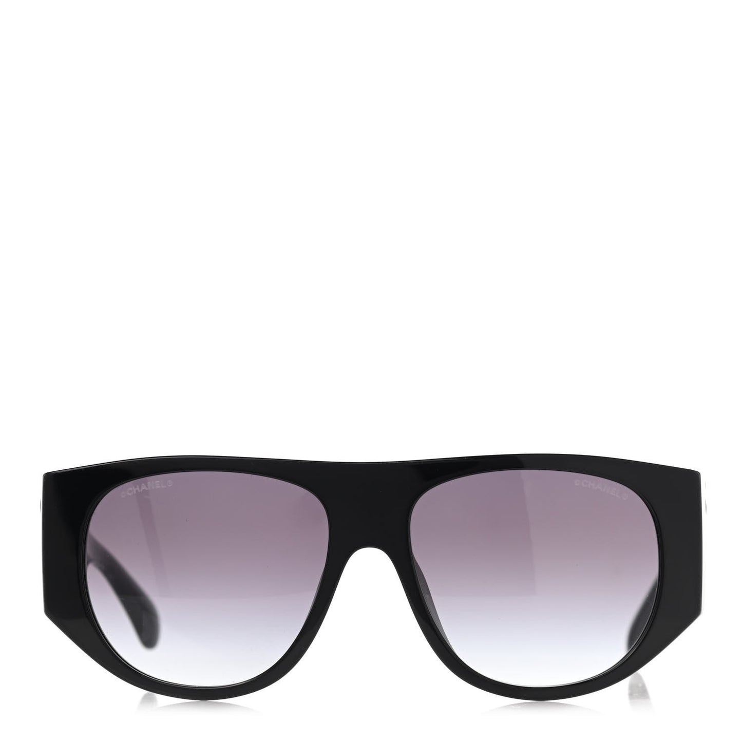 Acetate Quilted CC Sunglasses 71465 Black