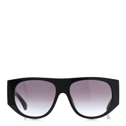 Chanel Acetate Quilted CC Sunglasses 71465 Black 2 of 10