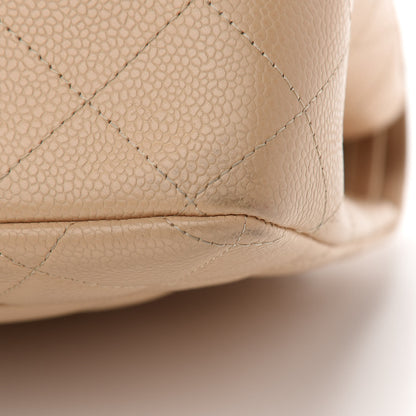 Chanel Caviar Quilted Jumbo Double Flap Beige Clair 11 of 17
