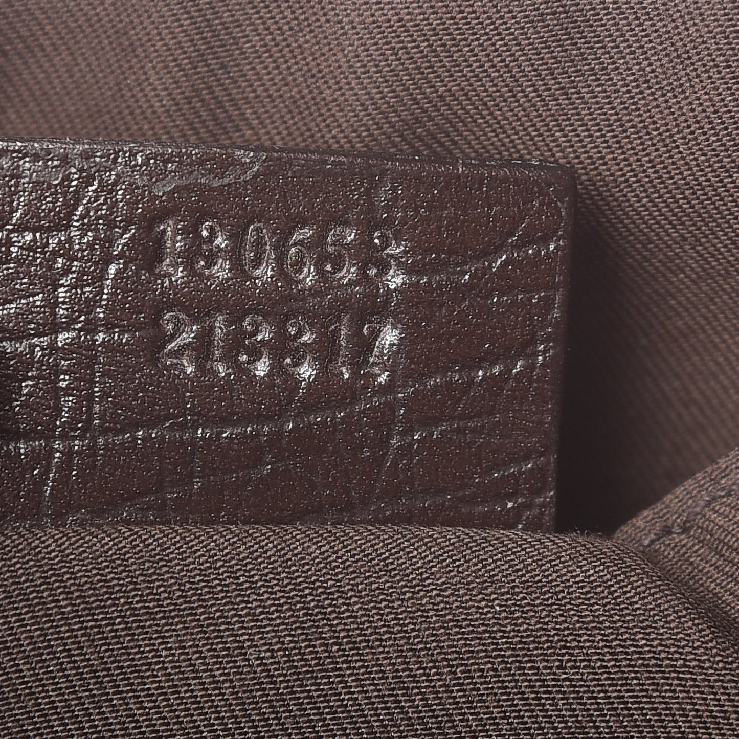 GG Plus Monogram Toiletry Case Brown