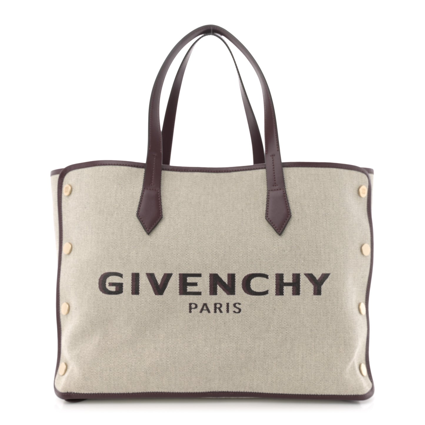 Canvas Medium Bond Shopper Tote Aubergine